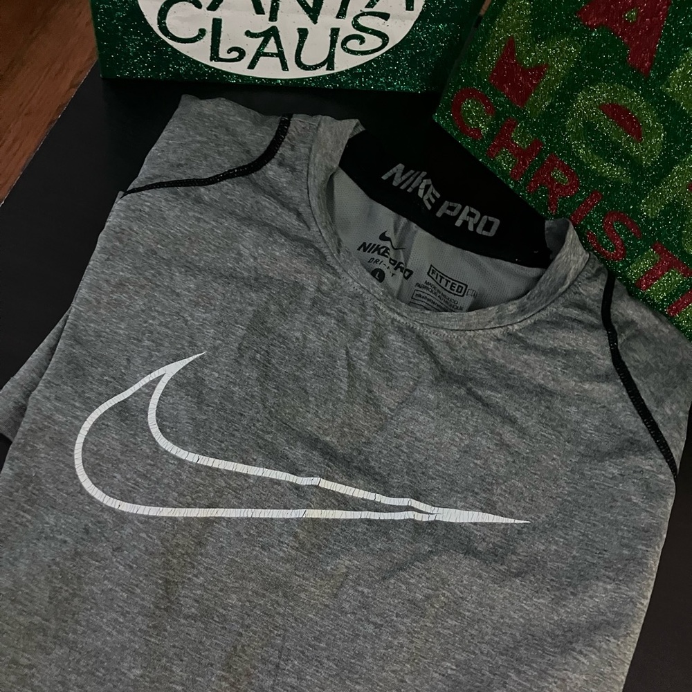 Nike Pro Dri-FIT Gray Shirt